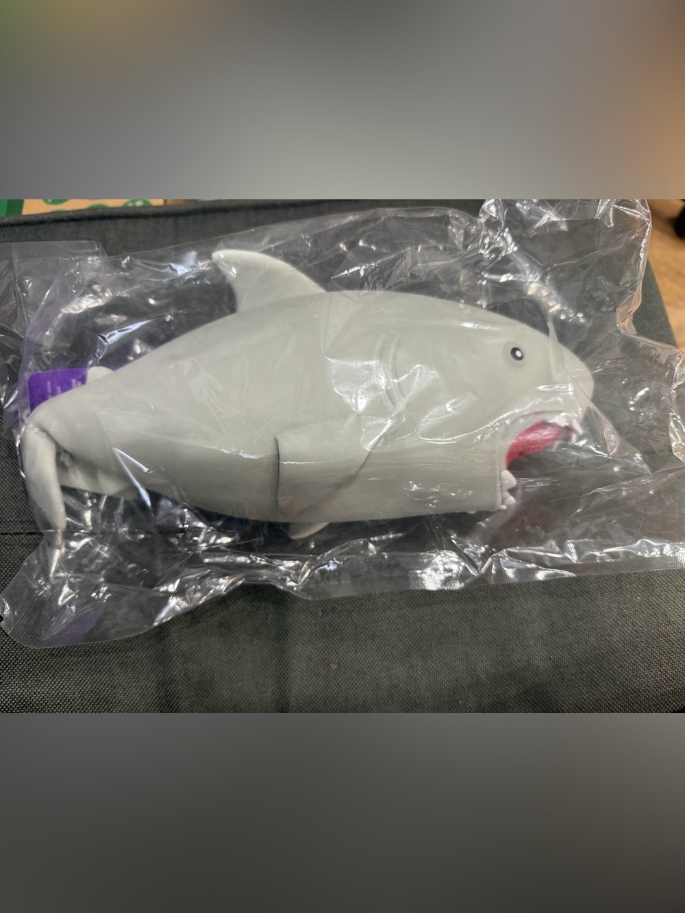 Gray Jumbo Squishy Shark Toy , antistress and relaxing Toy